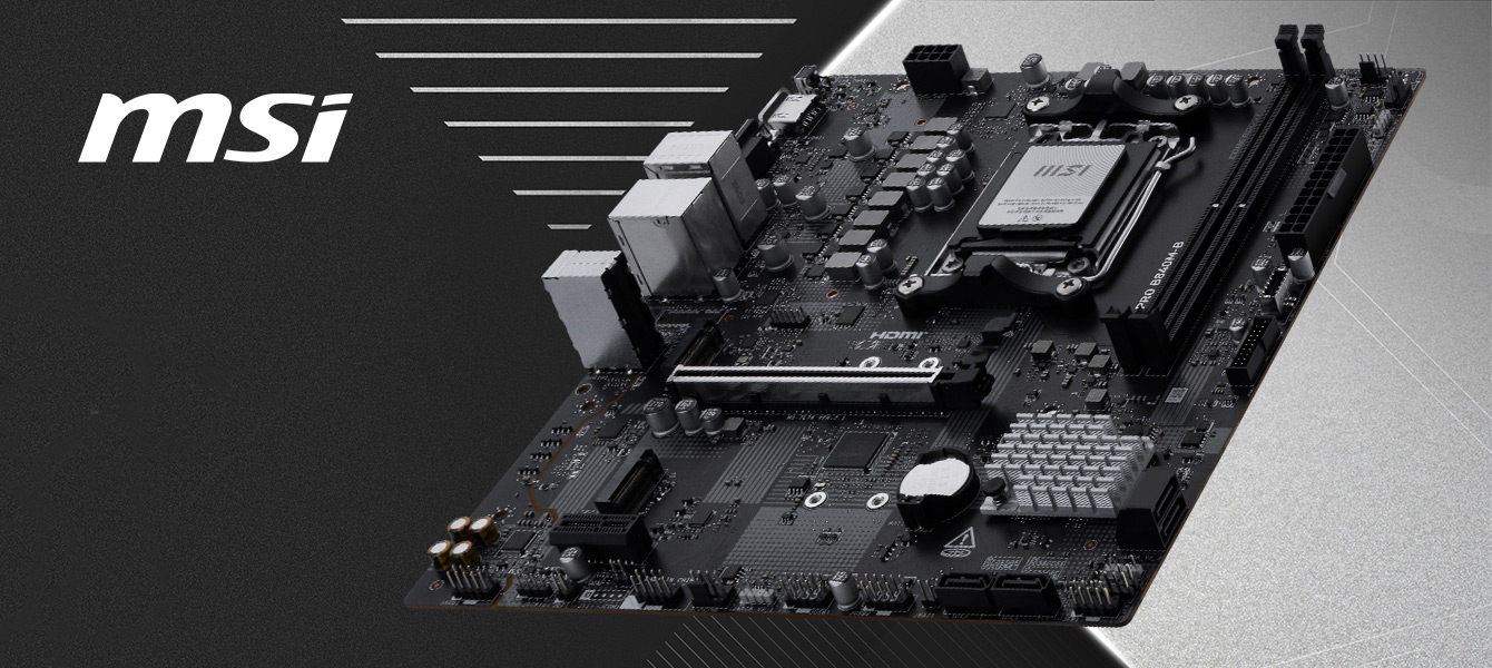 MSI PRO B840M-B マザーボード PRO B840M-B | PRO Series Motherboards｜Best Motherboard for